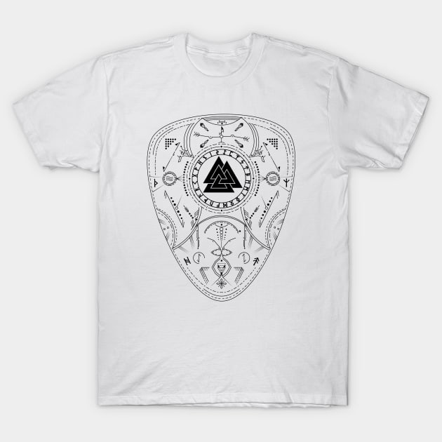 Valknut | Norse Pagan Symbol T-Shirt by CelestialStudio